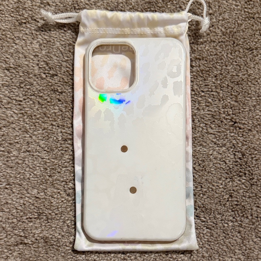 Loopy Case Shimmering White Phone Cover iPhone 12 Pro Max
